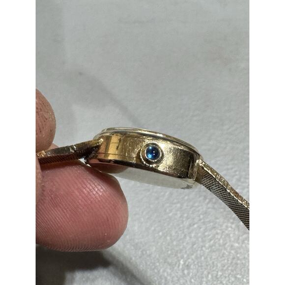 Vintage Windup Ladies Movado 14K Solid Gold Unique Classic Watch 16.6 Grams - Picture 6 of 10